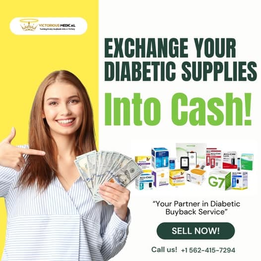 Exchange your diabetic supplies into cash